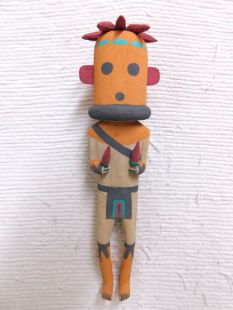 Old Style Hopi Carved Chili Pepper Racer Traditional Katsina Doll