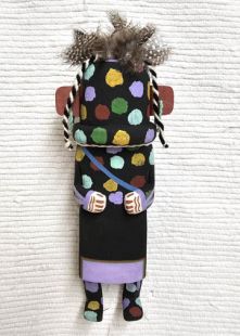 Old Style Hopi Carved Firewalker Traditional Germination Katsina Doll