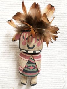 Old Style Hopi Carved Grandmother Traditional Katsina Doll 