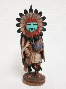 Native American Hopi Carved Sunface Katsina Doll