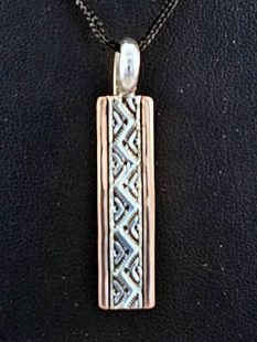 Native American Navajo Made Pendant--Mountains