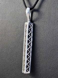 Native American Navajo Made Pendant--Mountains