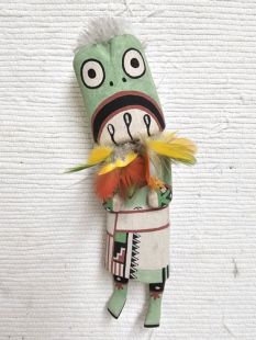 Old Style Hopi Carved Frog Traditional Rain Katsina Doll