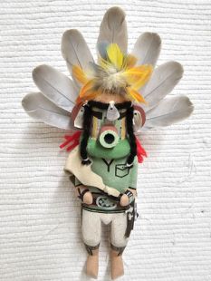 Old Style Hopi Carved Laguna Corn Traditional Plant Kachina Doll (Katsina Doll)