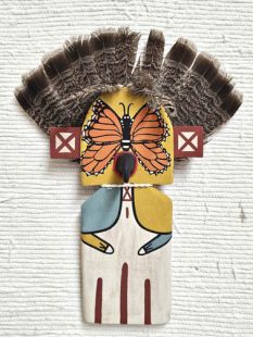Old Style Hopi Carved Laguna Corn Traditional Plant Kachina Doll (Katsina Doll)