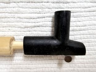 Native American Made Black Pipestone Plains Style Pipe