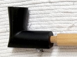 Native American Made Black Pipestone Elbow Pipe