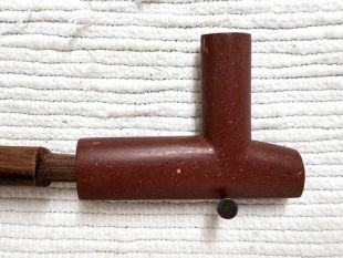 Native American Made Pipestone Plains Style Pipe