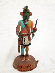 Native American Hopi Carved Hummingbird Katsina Doll