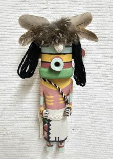 Old Style Hopi Carved Twister Traditional Harvest Kachina Doll (Katsina Doll)