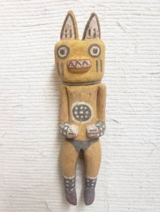 Old Style Hopi Carved Mountain Lion Traditional Guard Katsina Doll