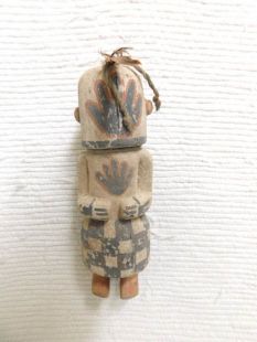 Old Style Hopi Carved Handprint Traditional Racer Katsina Doll