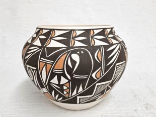 Native American Laguna Handpainted Pot