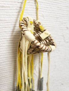 Native American Apache Made Burden Basket--Tiny