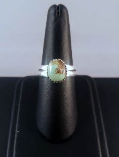 Native American Santo Domingo Made Turquoise Ring