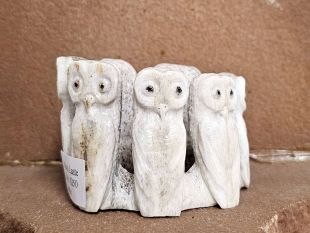00Zuni Carved Owl Fetishes - 00B