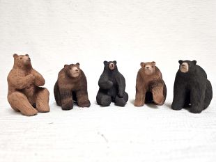 Animals--Mata Ortiz Handbuilt Bears