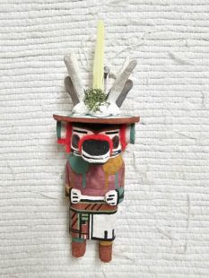 Old Style Hopi Carved Deer Dancer Traditional Katsina Doll