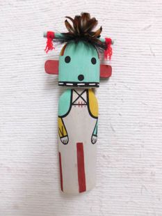 Old Style Hopi Carved Warrior Boy Traditional Dancer Katsina Doll