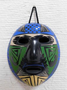 Mata Ortiz Handbuilt and Handpainted Mask