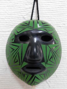 Mata Ortiz Handbuilt and Handpainted Mask