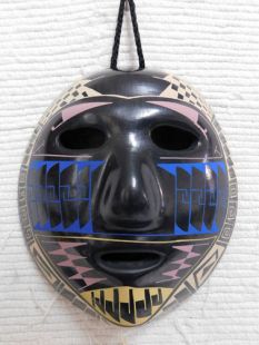 Mata Ortiz Handbuilt and Handpainted Mask