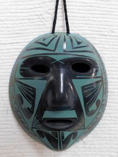 Mata Ortiz Handbuilt and Handpainted Mask