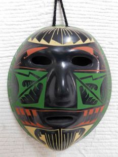 Mata Ortiz Handbuilt and Handpainted Mask