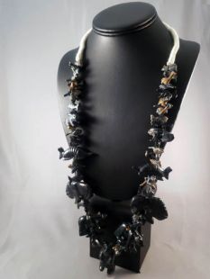 Native American Navajo Made Fetish Necklace