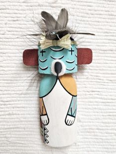 Old Style Hopi Carved Roadrunner Traditional Bird Kachina Doll (Katsina Doll)