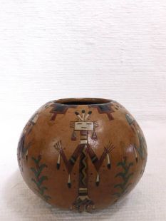 Native American Navajo Handbuilt Pitch Pot