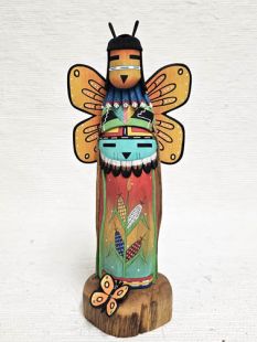 Native American Hopi Carved Butterfly Sculpture