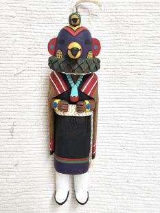 Old Style Hopi Carved Parrot Traditional Bird Katsina Doll