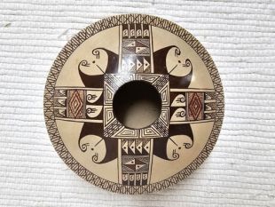 Native American Hopi Handbuilt and Handpainted Seed Pot