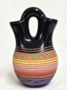 Native American Navajo Red Clay Wedding Vase