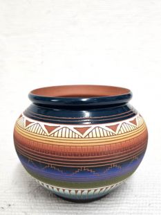 Native American Navajo Red Clay Pot