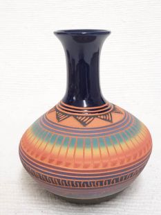 Native American Navajo Red Clay Vase