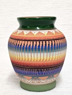 Native American Navajo Red Clay Pot 