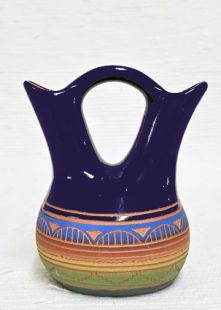 Native American Navajo Red Clay Wedding Vase 