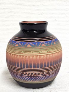 Native American Navajo Red Clay Pot 