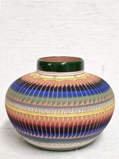 Native American Navajo Red Clay Pot 