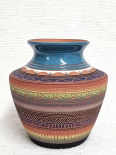 Native American Navajo Red Clay Pot 
