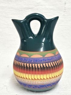 Native American Navajo Red Clay Wedding Vase