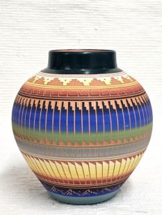 Native American Navajo Red Clay Pot