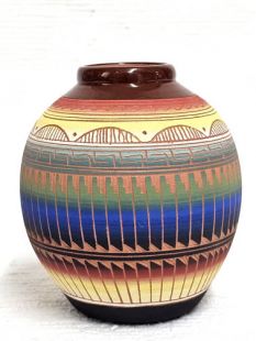 Native American Navajo Red Clay Pot