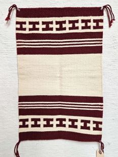 Native American Navajo Rug--Saddle Blanket