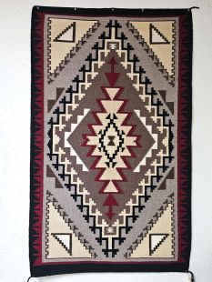 Native American Navajo Rug--Crystal