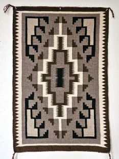 Native American Navajo Rug--Two Grey Hills