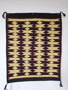 Native American Navajo Rug--Saddle Blanket 