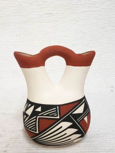Native American Acoma Handpainted Wedding Vase